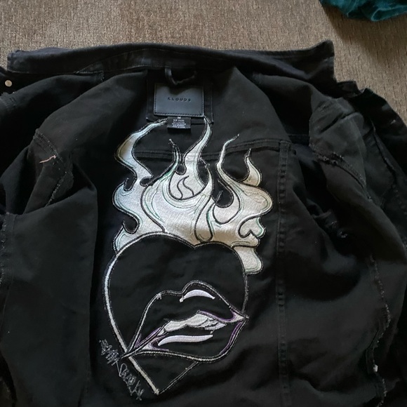 KLOUD 9 Edgey ETERNITY Black Denim Jacket - Picture 3 of 14